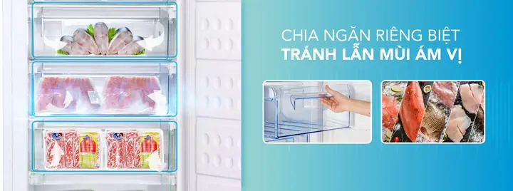 Tủ Đông Đứng 106 Lít Hòa Phát Hpf-uah6106 Tủ Đông Đứng 106 Lít Hòa Phát Hpf-uah6106