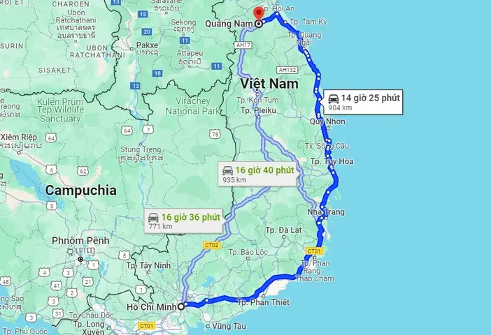 Khoảng Cách Từ Sài Gòn Đi Quảng Nam Bao Nhiêu Km? Khoảng Cách Từ Sài Gòn Đi Quảng Nam Bao Nhiêu Km?