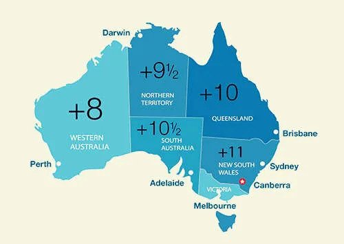 So sánh giờ làm việc giữa các thành phố lớn của Australia