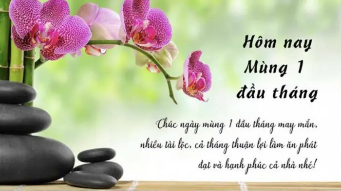 Ảnh Chúc Mùng 1 Đầu Tháng May Mắn, Bình An, Suôn Sẻ Ảnh Chúc Mùng 1 Đầu Tháng May Mắn, Bình An, Suôn Sẻ