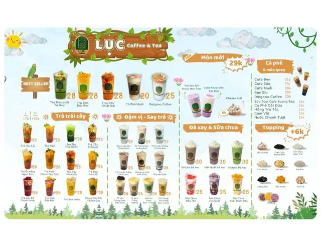 Menu Trà Sữa Phong Cách Trẻ Trung, Sáng Tạo Menu Trà Sữa Phong Cách Trẻ Trung, Sáng Tạo