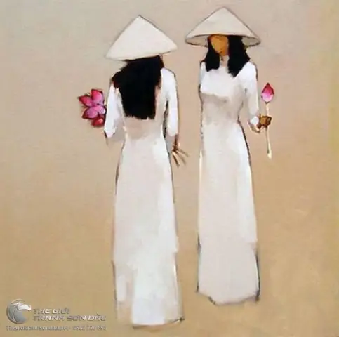 Tranh Vẽ Hai Thiếu Nữ Mặc Áo Dài Trắng Và Hoa Sen Tranh Vẽ Hai Thiếu Nữ Mặc Áo Dài Trắng Và Hoa Sen