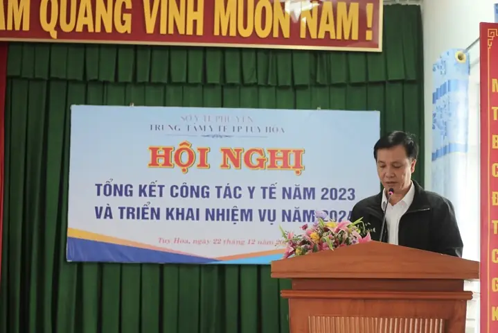 Trung Tâm Y Tế Thành Phố Tuy Hòa Tổ Chức Hội Nghị Tổng Kết Công Tác Y Tế Năm 2023 Và Hội Nghị Viên Chức - Người Lao Động Năm 2024 Trung Tâm Y Tế Thành Phố Tuy Hòa Tổ Chức Hội Nghị Tổng Kết Công Tác Y Tế Năm 2023 Và Hội Nghị Viên Chức - Người Lao Động Năm 2024