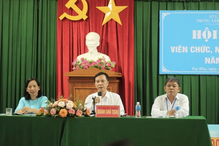 Trung Tâm Y Tế Thành Phố Tuy Hòa Tổ Chức Hội Nghị Tổng Kết Công Tác Y Tế Năm 2023 Và Hội Nghị Viên Chức - Người Lao Động Năm 2024 Trung Tâm Y Tế Thành Phố Tuy Hòa Tổ Chức Hội Nghị Tổng Kết Công Tác Y Tế Năm 2023 Và Hội Nghị Viên Chức - Người Lao Động Năm 2024