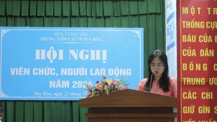 Trung Tâm Y Tế Thành Phố Tuy Hòa Tổ Chức Hội Nghị Tổng Kết Công Tác Y Tế Năm 2023 Và Hội Nghị Viên Chức - Người Lao Động Năm 2024 Trung Tâm Y Tế Thành Phố Tuy Hòa Tổ Chức Hội Nghị Tổng Kết Công Tác Y Tế Năm 2023 Và Hội Nghị Viên Chức - Người Lao Động Năm 2024