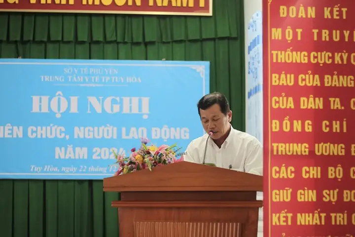 Trung Tâm Y Tế Thành Phố Tuy Hòa Tổ Chức Hội Nghị Tổng Kết Công Tác Y Tế Năm 2023 Và Hội Nghị Viên Chức - Người Lao Động Năm 2024 Trung Tâm Y Tế Thành Phố Tuy Hòa Tổ Chức Hội Nghị Tổng Kết Công Tác Y Tế Năm 2023 Và Hội Nghị Viên Chức - Người Lao Động Năm 2024