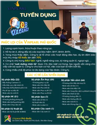 Vinpearl Phú Quốc Tuyển Dụng Mới Nhất: Hướng Dẫn Cho Lao Động Nước Ngoài Vinpearl Phú Quốc Tuyển Dụng Mới Nhất: Hướng Dẫn Cho Lao Động Nước Ngoài