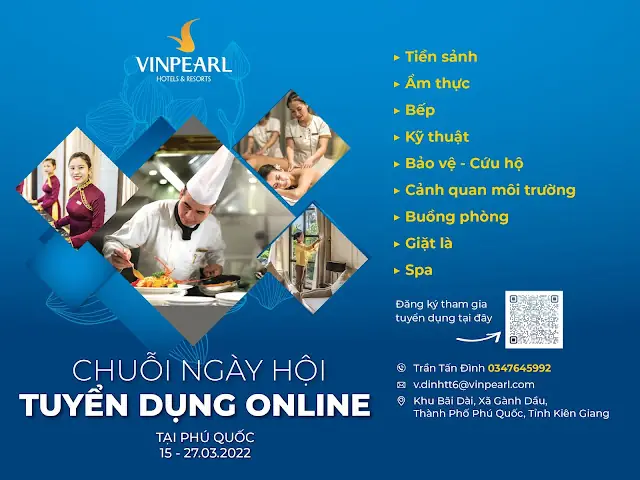 Vinpearl Phú Quôc Tuyển Dụng Tất Cả Các Bộ Phận Vinpearl Phú Quôc Tuyển Dụng Tất Cả Các Bộ Phận