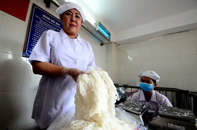 Quy Trình Sản Xuất Bún Bò