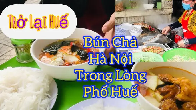 Các Món Ăn Kèm Phổ Biến Khi Thưởng Thức Bún Chả Hà Nội Tại Huế