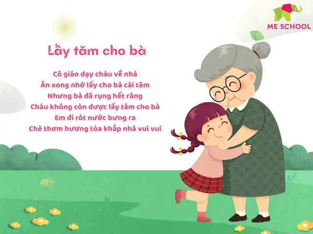 16. Bài Thơ Hay Cho Trẻ Mầm Non 3 Tuổi: Lấy Tăm Cho Bà 16. Bài Thơ Hay Cho Trẻ Mầm Non 3 Tuổi: Lấy Tăm Cho Bà