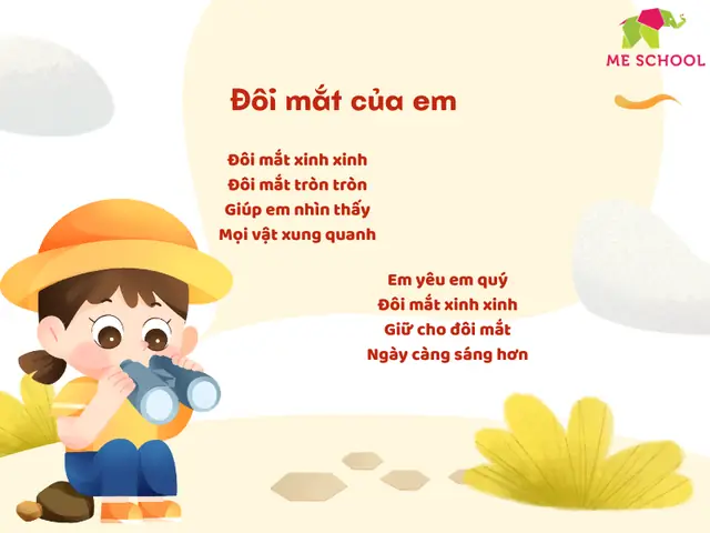 Bài Thơ Hay Cho Bé 3 Tuổi: Đôi Mắt Của Em Bài Thơ Hay Cho Bé 3 Tuổi: Đôi Mắt Của Em