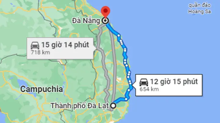 Khoảng Cách Đà Lạt Đà Nẵng Bao Nhiêu Km Theo Đường Bộ? Khoảng Cách Đà Lạt Đà Nẵng Bao Nhiêu Km Theo Đường Bộ?