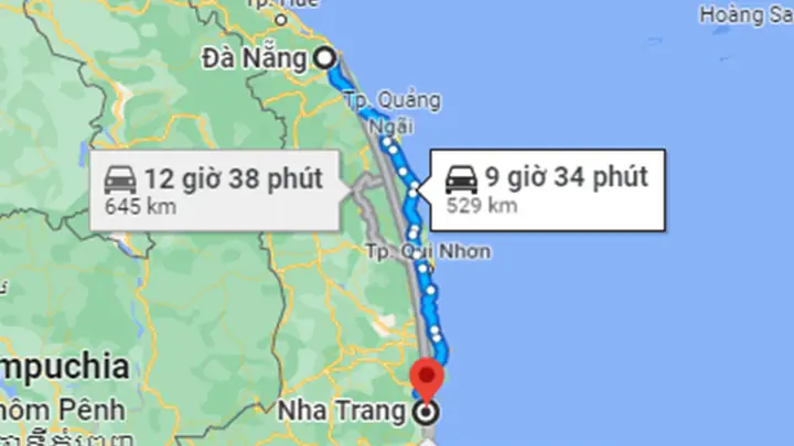 Khoảng Cách Đà Nẵng Nha Trang Bao Nhiêu Km Theo Đường Bộ?