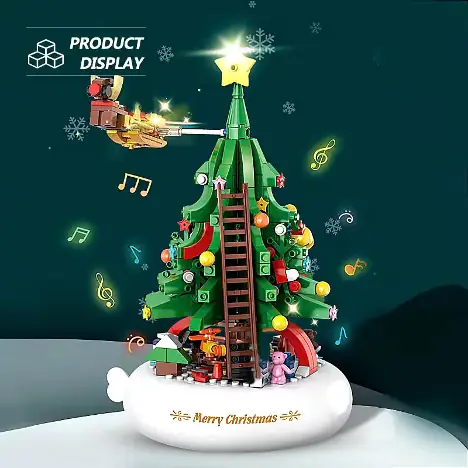 18.bộ Lắp Ráp Giáng Sinh Hộp Âm Nhạc Hình Cây Thông Ông Già Noel Bay| Christmas Carnival Music Box Christmas Tree Children's Educational Building Blocks Toy Gift 18.bộ Lắp Ráp Giáng Sinh Hộp Âm Nhạc Hình Cây Thông Ông Già Noel Bay| Christmas Carnival Music Box Christmas Tree Children's Educational Building Blocks Toy Gift