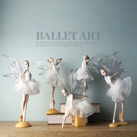 Tượng Trang Trí Để Bàn Thiên Thần Vũ Công Ba Lê | Ballet Angel Figure Sculpture Decoration Tượng Trang Trí Để Bàn Thiên Thần Vũ Công Ba Lê | Ballet Angel Figure Sculpture Decoration