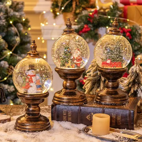 Cầu Tuyết Giáng Sinh | Mẫu Chân Nến Giáng Sinh | Ông Già Noel Cầu Tuyết Giáng Sinh | Mẫu Chân Nến Giáng Sinh | Ông Già Noel
