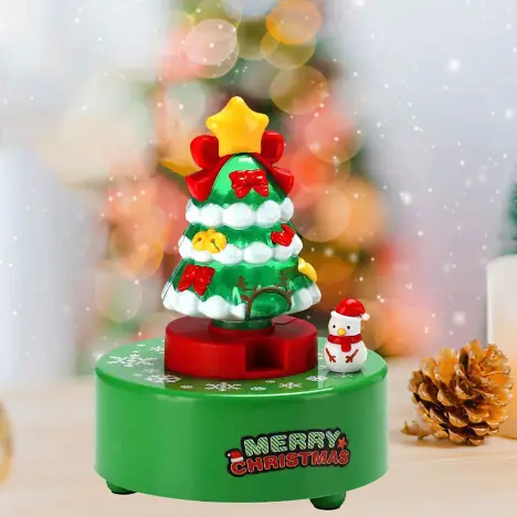 Hộp Âm Nhạc Giáng Sinh | Cây Thông Chuyển Động Có Đèn Và Nhạc | Christmas Tree Music Box With Light And Music Hộp Âm Nhạc Giáng Sinh | Cây Thông Chuyển Động Có Đèn Và Nhạc | Christmas Tree Music Box With Light And Music