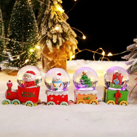 20.quả Cầu Tuyết Xe Lửa Giáng Sinh | Christmas Train Snow Globe 20.quả Cầu Tuyết Xe Lửa Giáng Sinh | Christmas Train Snow Globe
