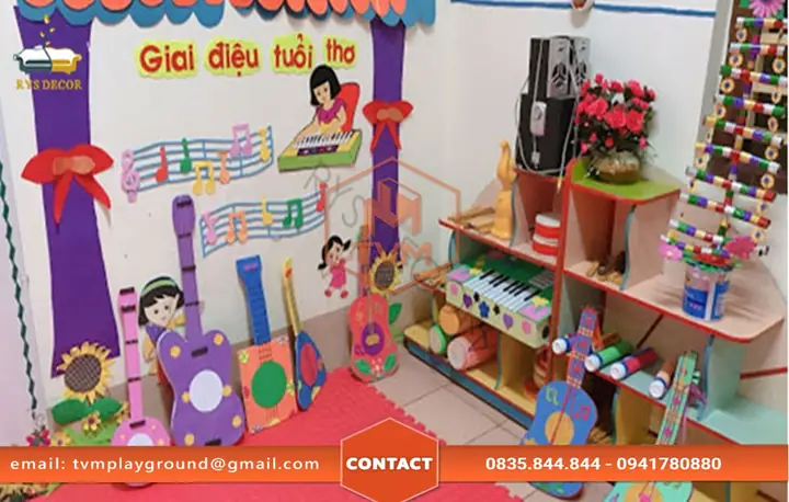 Trang Trí Góc Thiên Nhiên Lớp Mầm Non