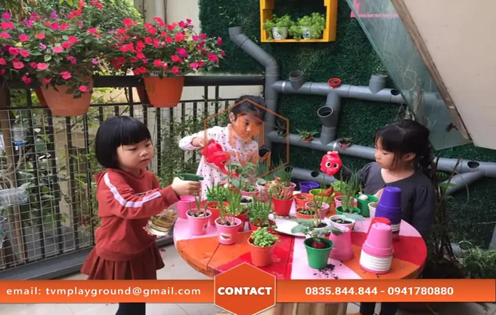 Trang Trí Góc Thiên Nhiên Lớp Mầm Non
