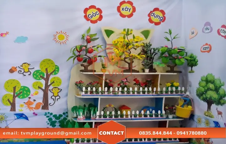 Trang Trí Góc Thiên Nhiên Lớp Mầm Non