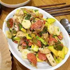 Tré Trộn Nem Chả Full Topping Ăn Liền | 2 Người Ăn