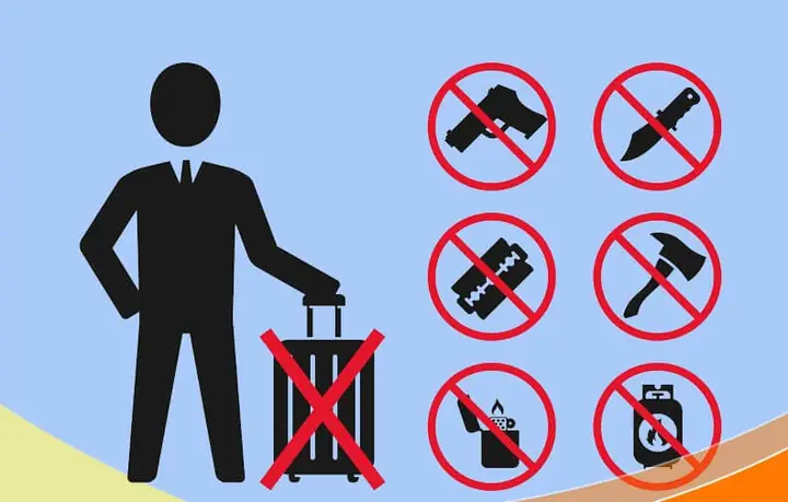 Hàng Hóa Bị Cấm Không Được Phép Mang Lên Máy Bay