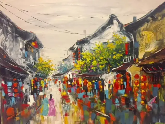 Những Mẫu Tranh Vẽ Phố Cổ Hội An Đơn Giản Đẹp Mắt Những Mẫu Tranh Vẽ Phố Cổ Hội An Đơn Giản Đẹp Mắt