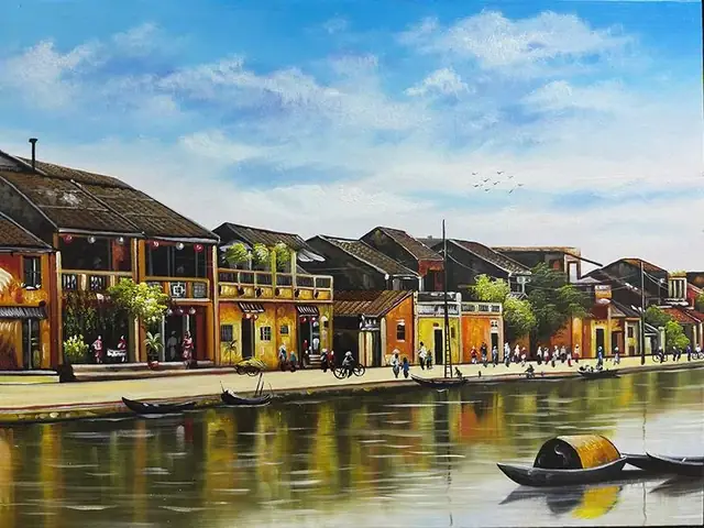 Tranh Sơn Dầu Phố Cổ Hội An Tranh Sơn Dầu Phố Cổ Hội An