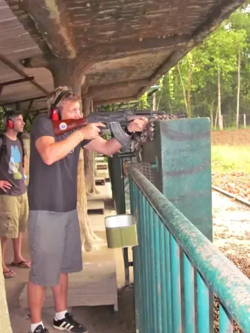 Shooting An Ak47 In Vietnam