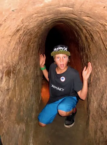 Sebastian In A Tunnel