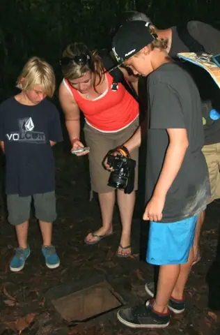 Family At The Cu Chi Tunnels