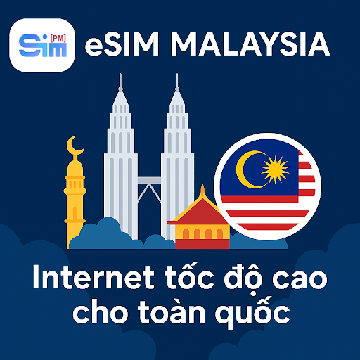 Mua eSIM Malaysia tại SimPM