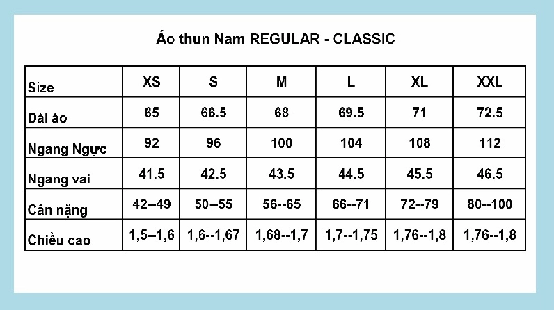 Cách đo size quần áo