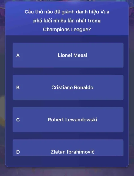 Cầu thủ nào Vua phá lưới Champions League nhiều nhất? Cầu thủ nào Vua phá lưới Champions League nhiều nhất?