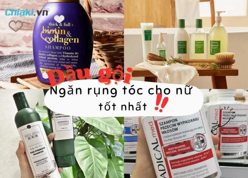 Dầu Gội Trị Rụng Tóc, Kích Thích Mọc Tóc Tốt Nhất 2026 Dầu gội ngăn rụng tóc cho nữ