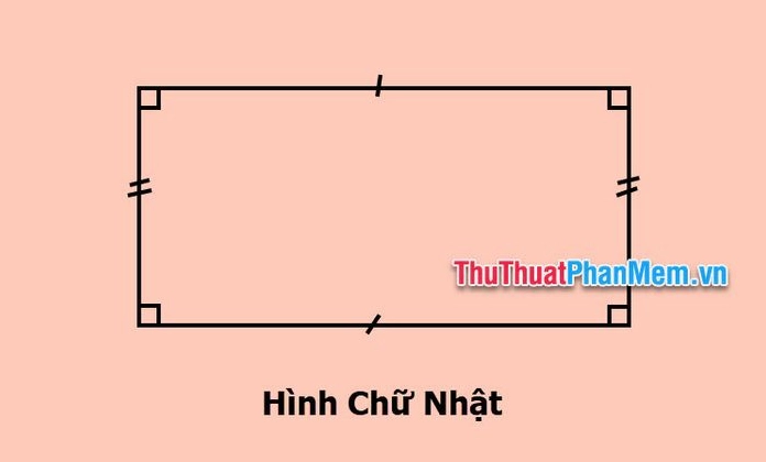 Hình ảnh minh họa hình chữ nhật