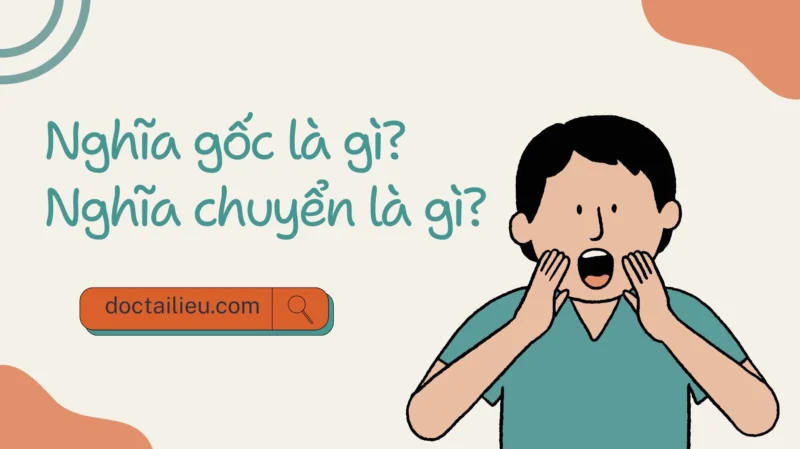 Hình ảnh minh họa sự khác biệt giữa nghĩa gốc và nghĩa chuyển