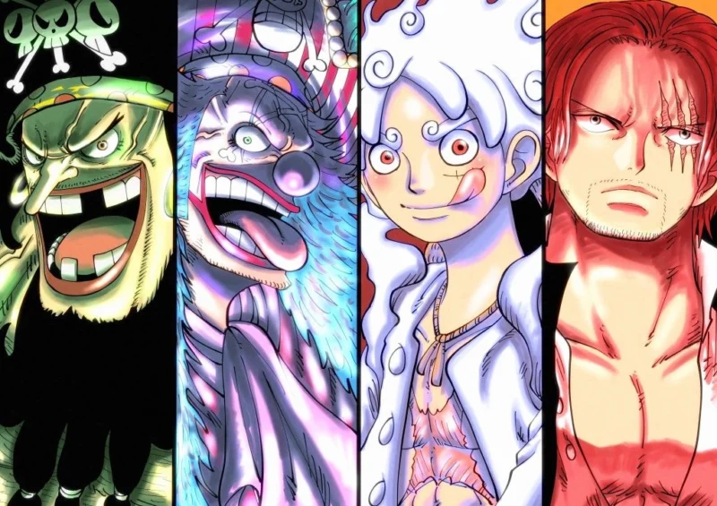 Hình ảnh Tứ Hoàng One Piece thời kỳ đầu