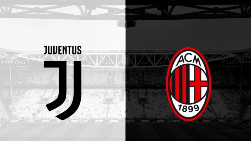 Logo Juventus và AC Milan