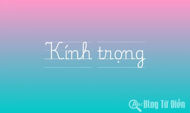 Minh họa khái niệm kính trọng