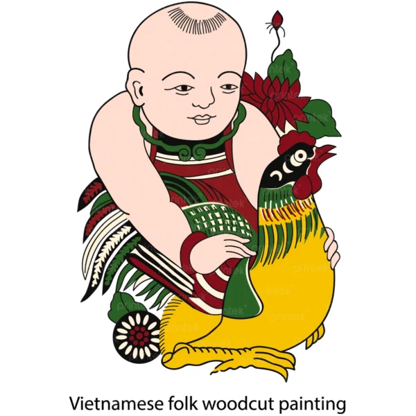 Hướng dẫn vẽ tranh Đông Hồ đơn giản, chuẩn đẹp 2026 Phác thảo tranh Đông Hồ