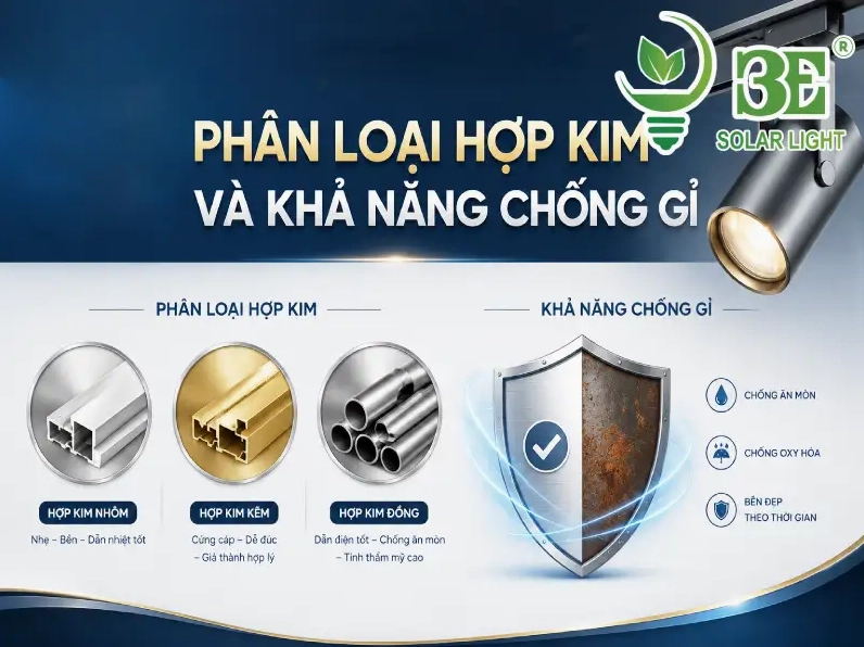 Phân loại hợp kim và khả năng chống gỉ