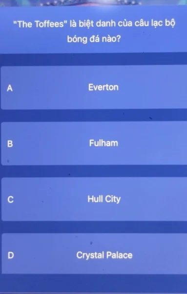The Toffees: Biệt Danh Của Câu Lạc Bộ Bóng Đá Nào? The Toffees: Biệt Danh Của Câu Lạc Bộ Bóng Đá Nào?