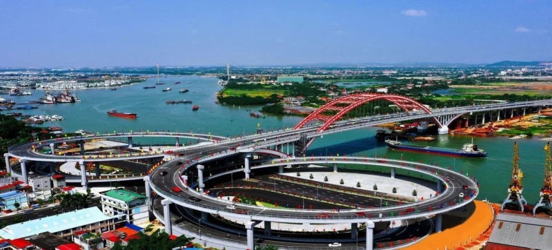 Toàn cảnh thành phố Hải Phòng nhìn từ trên cao